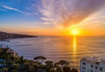 Hotel-mediterraneo-sorrento-tramonto