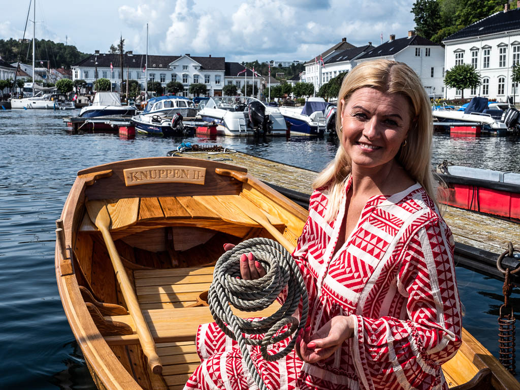 Norway, Tone Thorsen and her traditionally hand made boat Latitudes